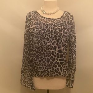 Leopard Alfani flowy blouse